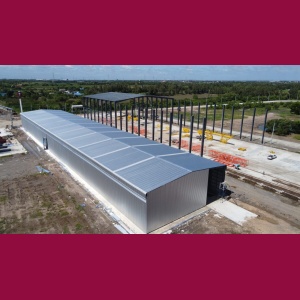 ผลงานโกดังสำเร็จรูป hw hb 25x68x9.20 เมตร