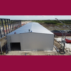 ผลงานของ WAREHOUSEINBUILD : ก่อ สร้างโกดัง สร้างโรงงาน HW-HB 25x68x9.20 เมตร