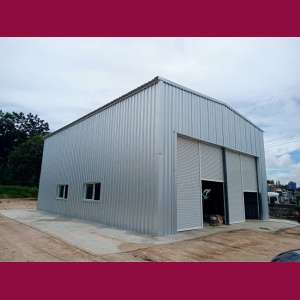 ผลงานของ WAREHOUSEINBUILD : ก่อ สร้างโกดัง สร้างโรงงาน HW-C ขนาด 10x14x6 เมตร